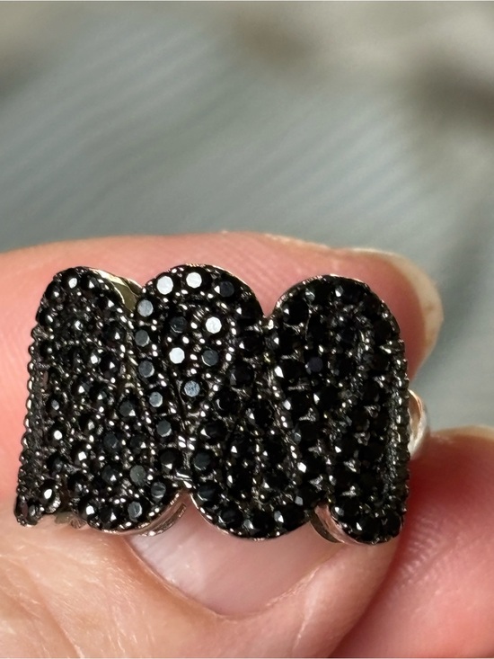 Jewelry - Vintage 925 Sterling Silver Marcasite Cluster Ring Size 7 Art Deco Style